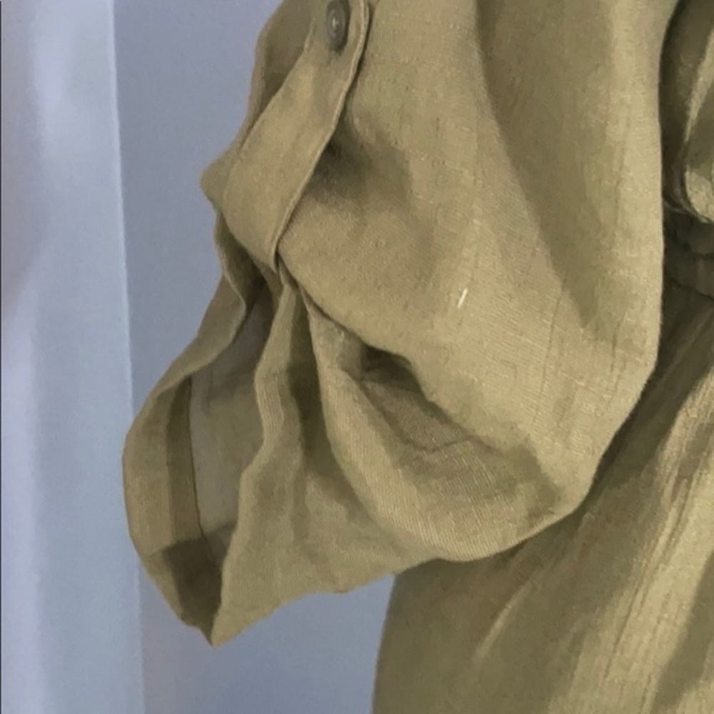 Alex & Parker dress size medium light olive dress - Picture 3 of 6